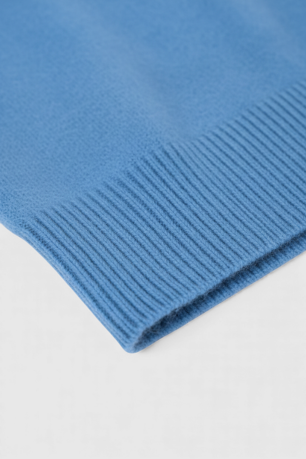 Victoria Cozy Blue V-Neck Women's Sweater by Lumina Wear, featuring a flattering fit and soft knit fabric.