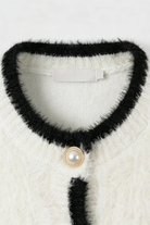 Lumina Wear Victoria women's open-front cropped cardigan sweater, cozy and stylish for casual wear, displayed on a model.