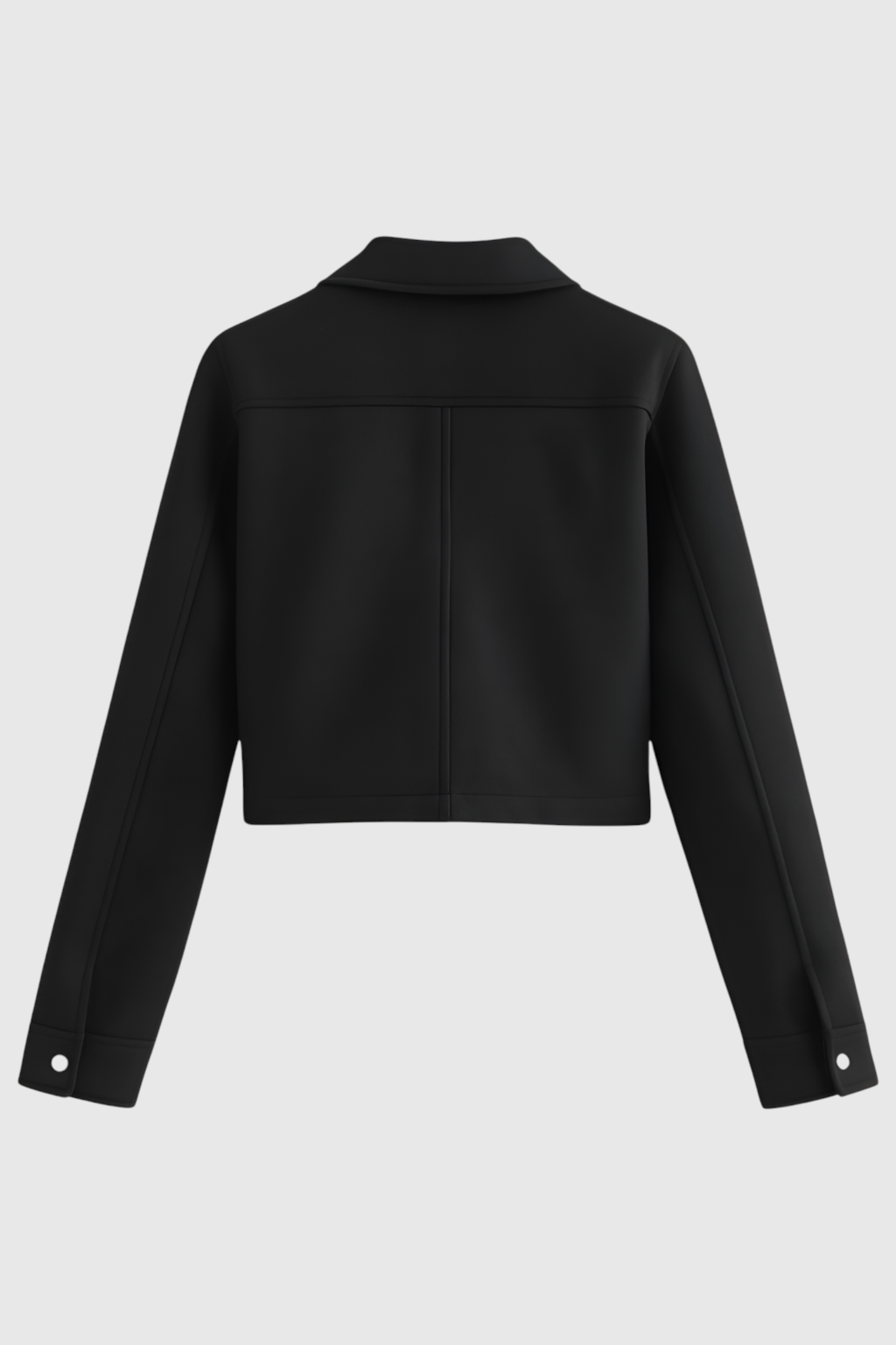 Victoria women's army green jacket with button closure by Lumina Wear, featuring a stylish and elegant design.