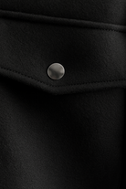 Victoria women's army green jacket with button closure from Lumina Wear, stylish and tailored for a sophisticated look.