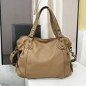 Lumina Wear Victoria black tote bag with spacious interior, elegant design, and sturdy handles for stylish everyday use.
