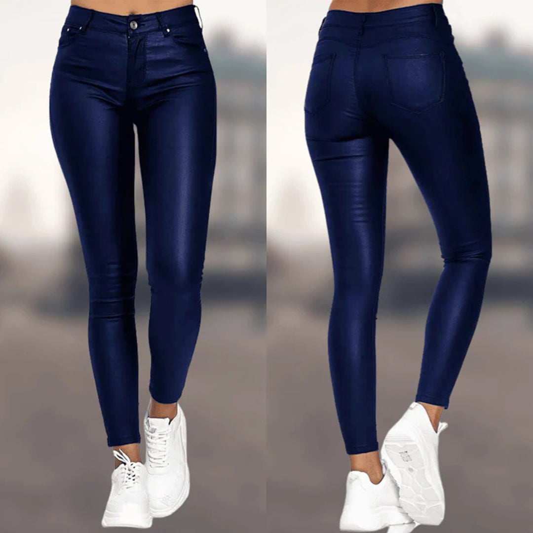 Victoria black trousers by Lumina Wear, elegant and comfortable fit, tailored pants for a sleek, stylish look.