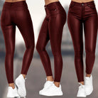 Black Victoria Lumina Wear trousers with a comfortable fit, tailored for an elegant look, shown on a model.
