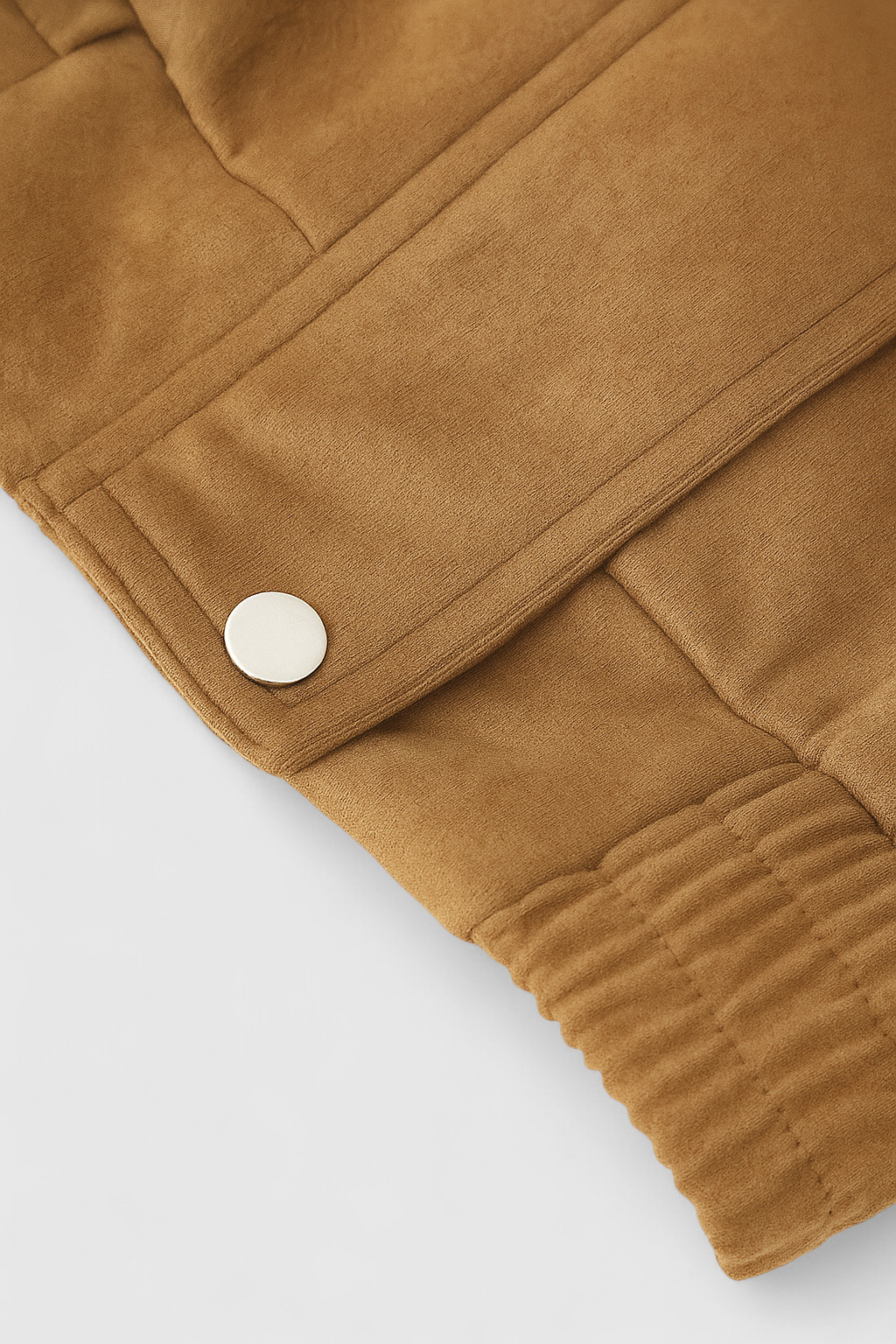 Elegant brown bomber jacket from Lumina Wear featuring versatile design and stylish fit, perfect for casual or dressy outfits.