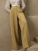 Black Victoria Lumina Wear high waist wide-leg trousers, stylish and elegant pants for a sophisticated look.