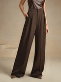 Black Victoria Lumina Wear high waist wide-leg trousers, stylish and elegant pants with a comfortable fit.