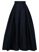 Victoria high-waisted pleated trousers by Lumina Wear in army green, showcasing tailored fit and elegant design.