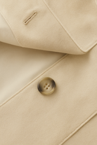 Lumina Wear Victoria khaki short jacket for women with o-neck and long sleeves, stylish and elegant for casual wear.