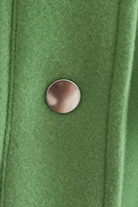 Luxurious green Victoria long sleeve jacket by Lumina Wear with button closure and elegant design, perfect for stylish occasions.