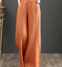 Black Victoria loose-fitting trousers by Lumina Wear, stylish and chic with a relaxed fit and elegant design.