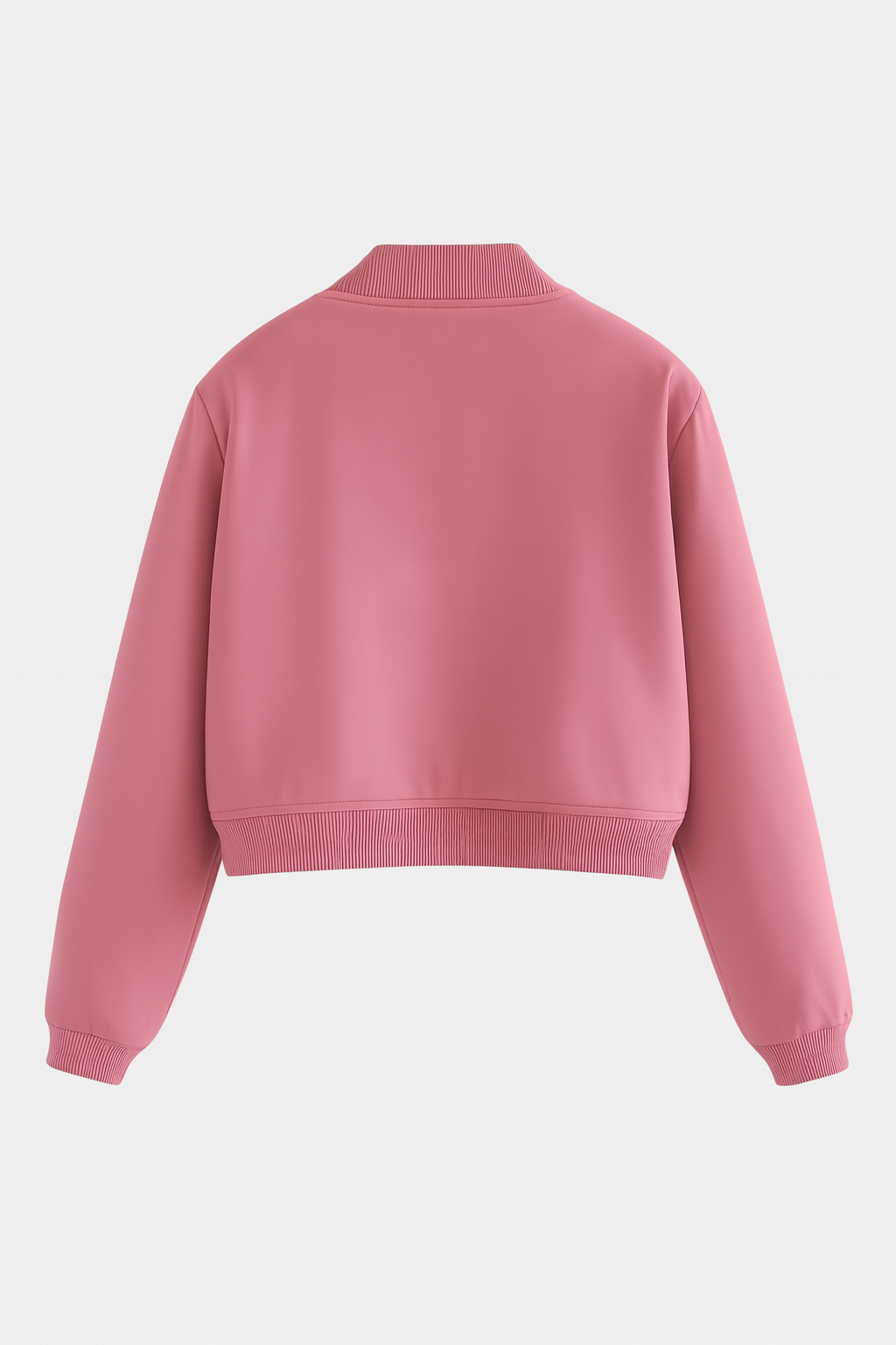 Elegant pink bomber jacket by Lumina Wear featuring a timeless design and stylish fit, perfect for casual and chic looks.