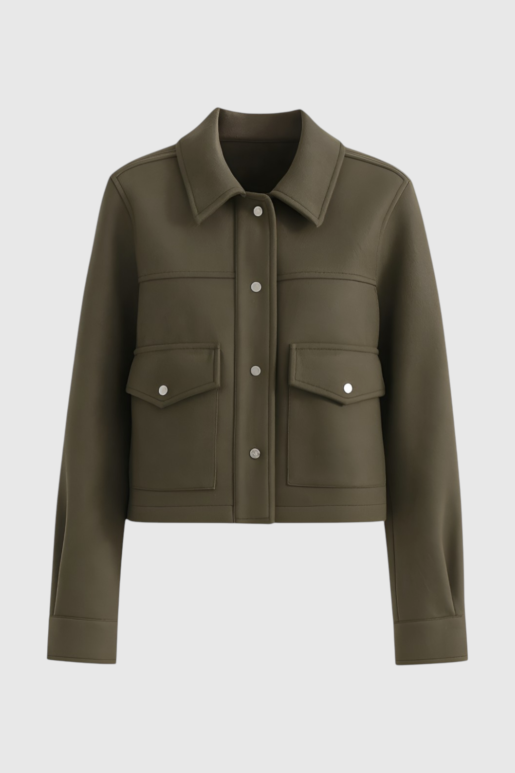 Elegant pink jacket by Lumina Wear featuring classic button closure and tailored fit, shown in the Victoria style.