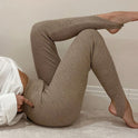 Victoria high-waisted black leggings by Lumina Wear featuring exceptional stretch, perfect for active and casual wear.