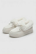 Lumina Wear Victoria insulated winter boots with cozy lining, stylish white winter boots for cold weather, size 35.