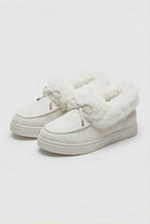 Victoria insulated winter boots by Lumina Wear with cozy lining, white color, stylish design, perfect for cold weather.