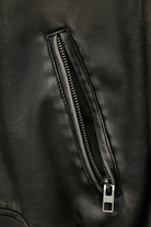 Black Victoria Retro-Inspired Bomber Jacket by Lumina Wear featuring modern comfort and classic design details.