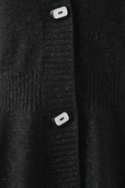 Victoria soft black cardigan sweater with open front design from Lumina Wear, featuring a cozy, relaxed fit.
