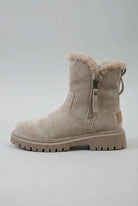 Victoria | Stylish Apricot Waterproof Boots with Comfortable Fit - Lumina 4