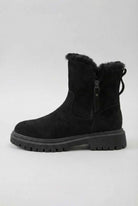 Victoria black waterproof winter boots for women by Lumina Wear, featuring a stylish design and sturdy winter-ready soles.