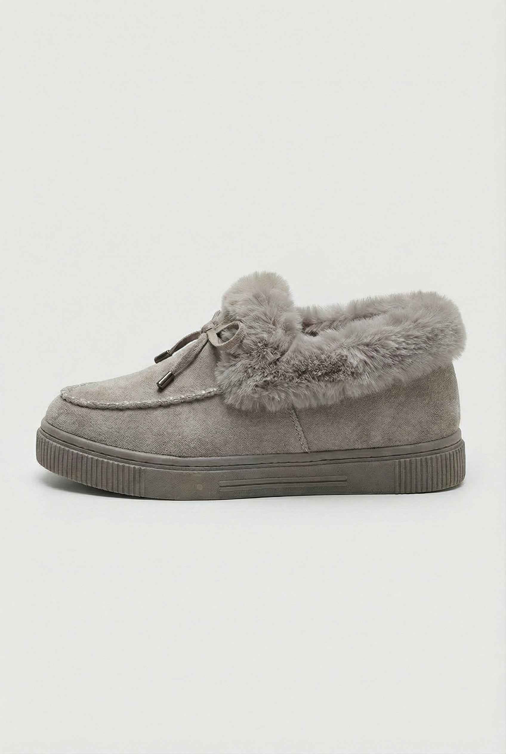 Gray Victoria cold weather boots by Lumina Wear with a stylish design and comfortable fit, perfect for winter outdoor wear.