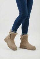 Brown Lumina Wear Victoria waterproof winter boots with a comfortable fit, featuring stylish design and sturdy winter footwear.