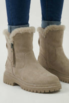 Brown Lumina Wear Victoria waterproof winter boots with a stylish design and comfortable fit, perfect for cold weather.