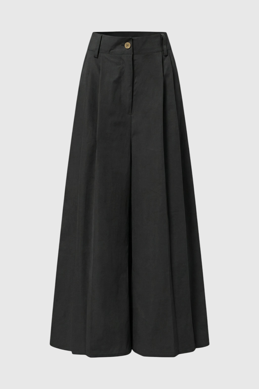 Victoria Lumina high-waisted black palazzo pants for women, tailored fit, flowing wide-leg design, stylish and comfortable.