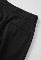 Victoria Lumina women's high-waisted black trousers with a tailored fit and comfortable design, perfect for stylish office wear.