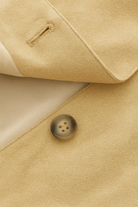 Victoria Khaki Jacket by Lumina Wear featuring O-neck design, women's lightweight coat, stylish and versatile outerwear.