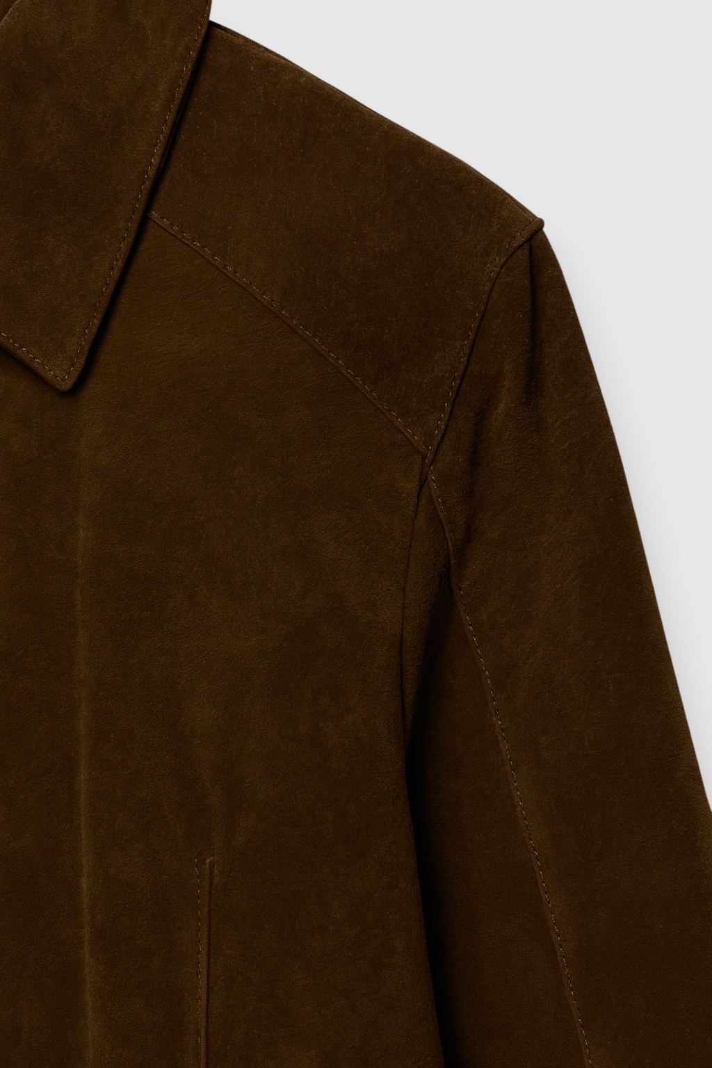 Dark brown vintage-inspired short jacket for women by Lumina Wear, featuring a comfortable fit and stylish design.