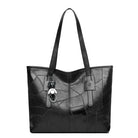 Lumina Wear Victoria vintage-inspired spacious tote bag in khaki with keychain accent, stylish and functional handbag.