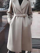 Vivian | Belted Wool-Blend Coat - Lumina Vancouver - Lumina Vancouver