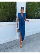 Yvaine - Elegant Pleated Dress